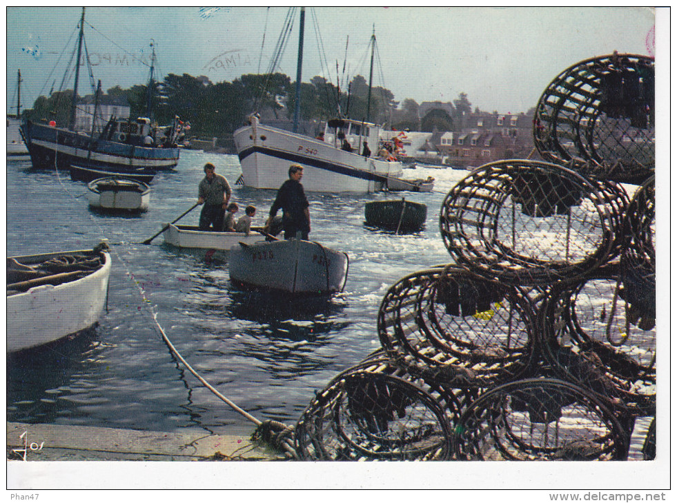 LOGUIVY-PAIMPOL (Côtes D´Armor-22), Retour De Pêche En Bretagne, Chalutiers, Casiers, Ed. Jos 1976 - Paimpol