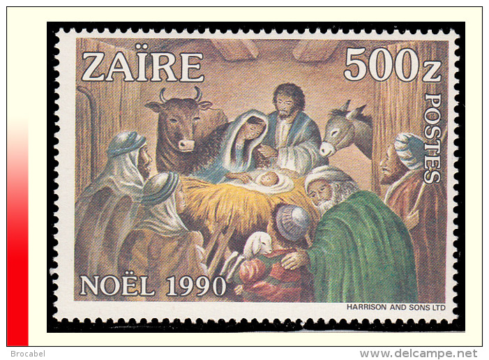 Zaire 1419**  500z Noel 1990 MNH - Neufs