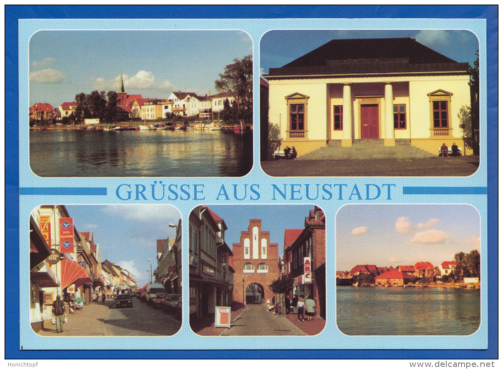 Deutschland; Neustadt Holstein; Multivuekarte - Neustadt (Holstein)