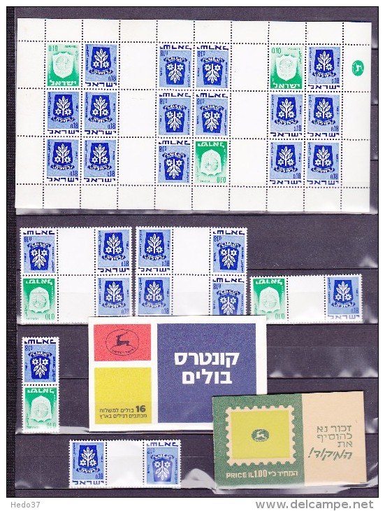 Israël Ensemble De Timbres Neufs ** - SUPERBE - 9 Scans - Collezioni & Lotti