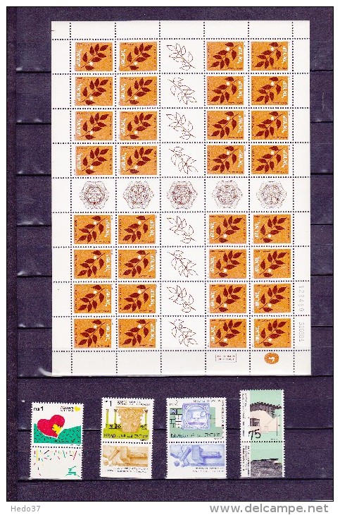 Israël Ensemble De Timbres Neufs ** - SUPERBE - 9 Scans - Collezioni & Lotti