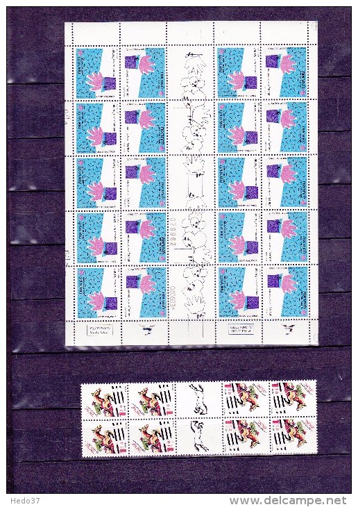 Israël ensemble de timbres neufs ** - SUPERBE - 9 scans