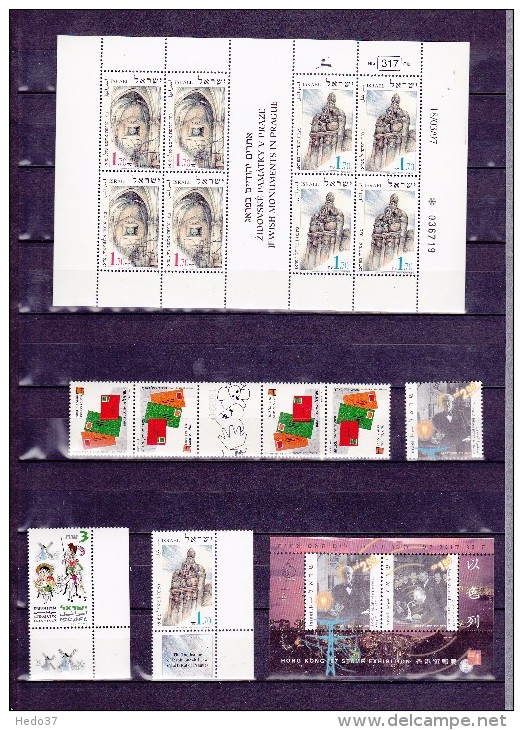Israël ensemble de timbres neufs ** - SUPERBE - 9 scans