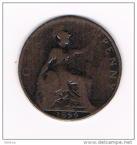 ¨ GREAT BRITAIN  1 PENNY 1899  VICTORIA - D. 1 Penny