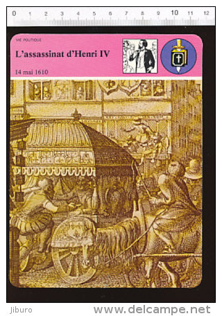 Fiche L'assassinat D'Henri IV / Illustration  / 01-FICH-Histoire De France - Storia