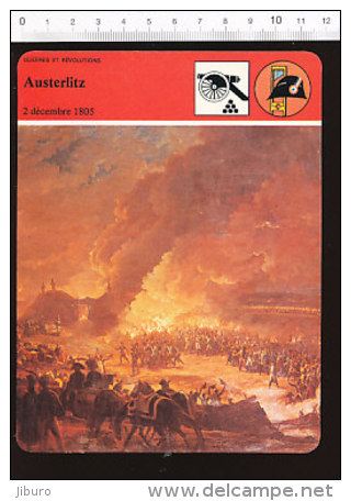 Fiche La Bataille D'Austerlitz / Illustration Bacler D'Albe  / 01-FICH-Histoire De France - Storia