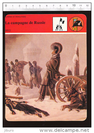 Fiche La Campagne De Russie / Illustration Faber Du Faur Premier Empire Epopée Napoléonienne 01-FICH-Histoire De France - Histoire