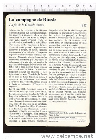 Fiche La Campagne De Russie / Illustration Faber Du Faur Premier Empire Epopée Napoléonienne 01-FICH-Histoire De France - Histoire