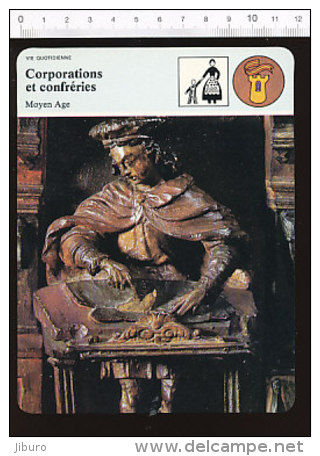 Fiche Corporations Et Confréries - Illustration Sain-Crépin Patron Des Cordonniers  / 01-FICH-Histoire De France - Storia