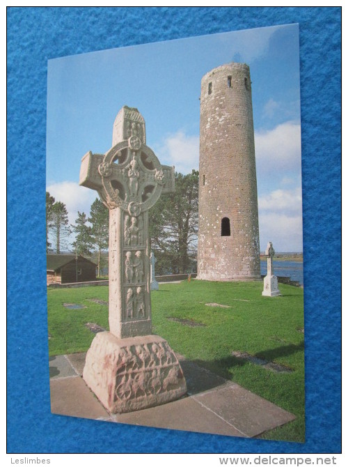 Clonmacnois Co Offaly High Cross And Round Tower. Office Of Public Works. - Offaly