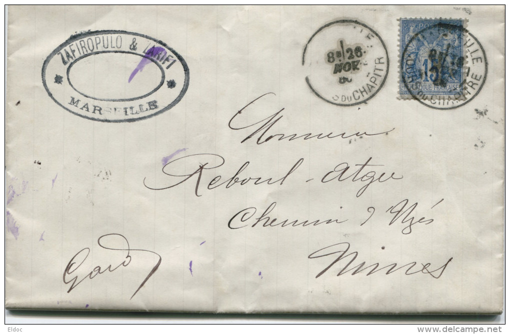 ZARIFIPULO , Signature Autographe, Grande Famille Marseillaise / 1886 - Autres & Non Classés