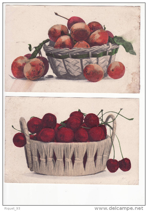 Lot De Cpa - (nature Morte - Coupes De Fruits) - Sonstige & Ohne Zuordnung