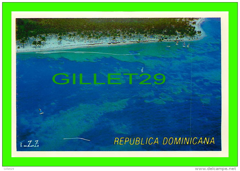 RÉPUBLIQUE DOMINICAINE - VISTA AEREA DE MAR CARIBE, ZONA DE PUNTA CANA - LINEA ZETA No 35 - - Repubblica Dominicana