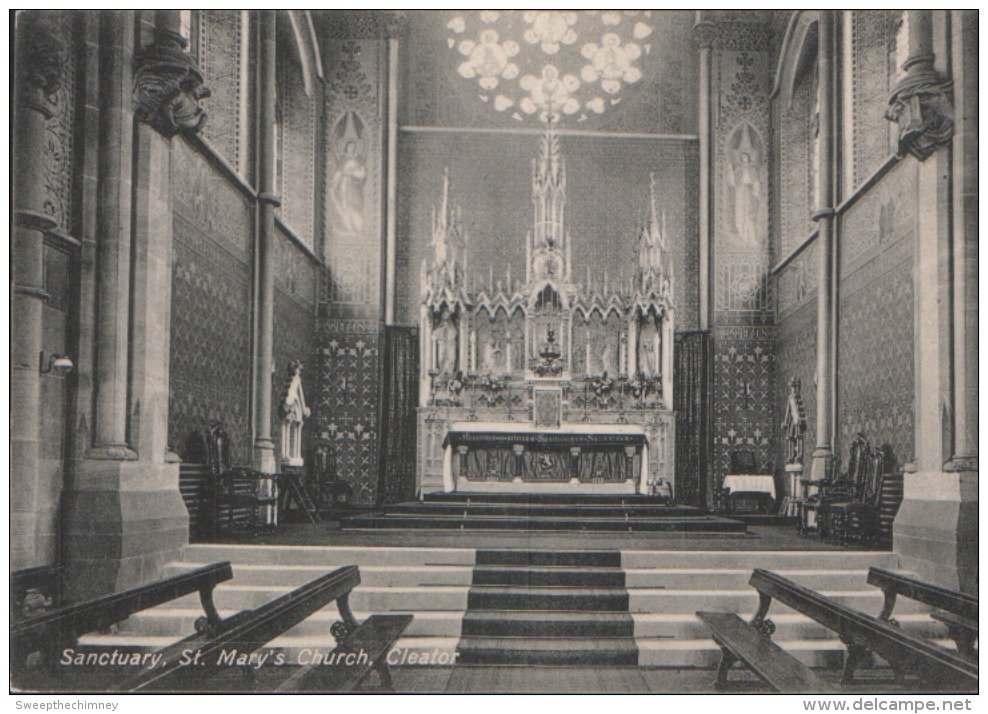 CLEATOR Church INTERIOR SANCTUARY ST.MARY'S CHURCH CLEATOR LOFTHOUSE CROSBIE & CO TOWER HOUSE TRINITY SQUARE LONDON EC - Andere & Zonder Classificatie