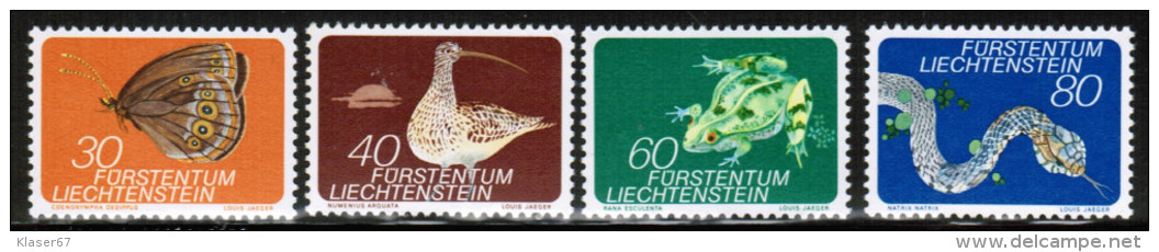 LI 1973 MI 591-94 - Unused Stamps
