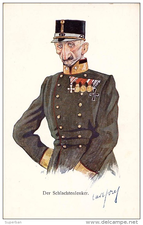 HUMOUR MILITAIRE / MILITARY HUMOR - ILLUSTRATION SIGNÉE : À IDENTIFIER ! - B.K.W.I. 389-3 / AUSTRIA ~ 1910 (r-886) - Autres & Non Classés