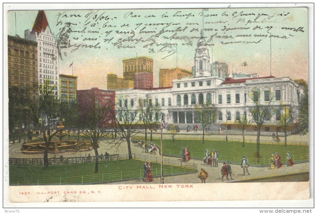 City Hall, New York - 1906 - Other Monuments & Buildings