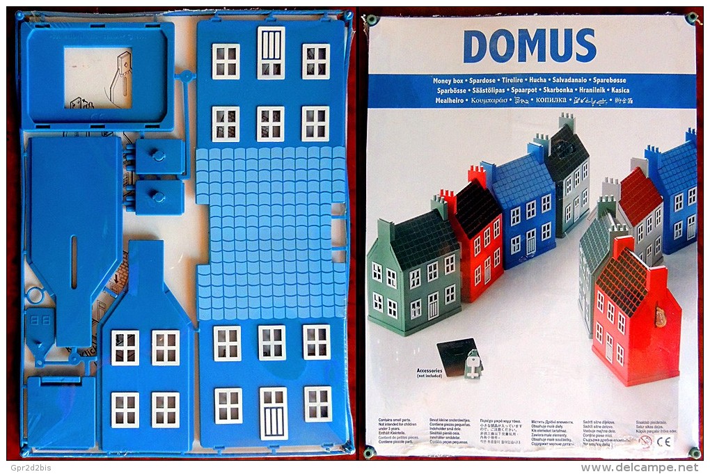 Tirelire à Construire - Maquette NEUVE D´une Maison Bleue Danoise - DOMUS Année 2000 - Otros & Sin Clasificación