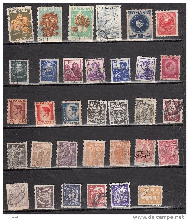 ROUMANIE LOT DE 33 TIMBRES - Other & Unclassified
