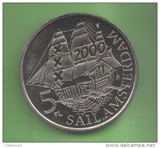 HOLANDA  - 5 FLORIN SAIL AMSTERDAM 2000 - Collections