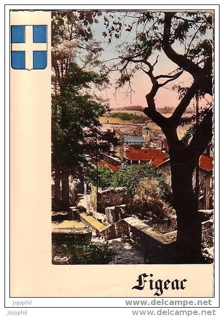 Figeac - Perspective De La Terrasse Du Puy - 1957 - Figeac