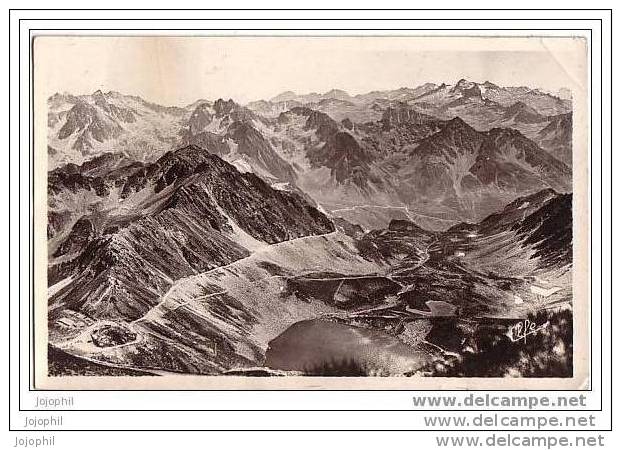 Pic Du Midi - Panorama Pris Du Terminus De La Route à 2640m, En Bas Col De Sencours Et Lac D´Oncet - Autres & Non Classés