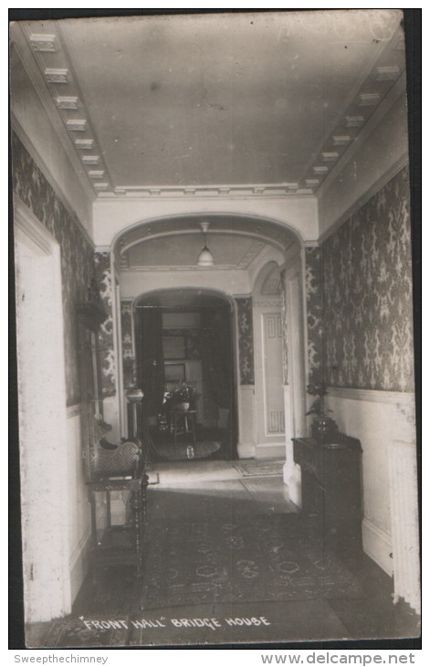 RP FRONT HALL BRIDGE HOUSE CHAPMAN & SON DAWLISH  PUBLISHER ??? DEVON ?? - Other & Unclassified