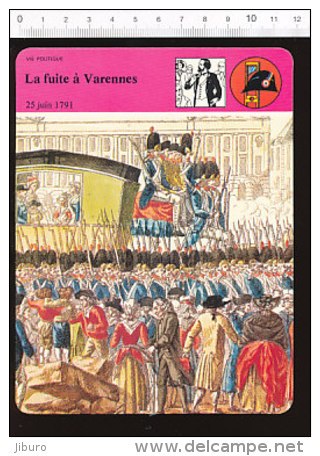 Fiche La Fuite à Varennes / Révolution Française  / 01-FICH-Histoire De France - History