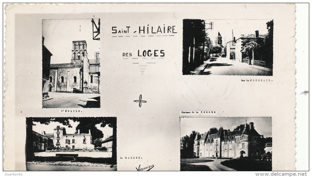 ( CP SM PF 85 )  SAINT-HILAIRE-DES-LOGES  / - Saint Hilaire Des Loges