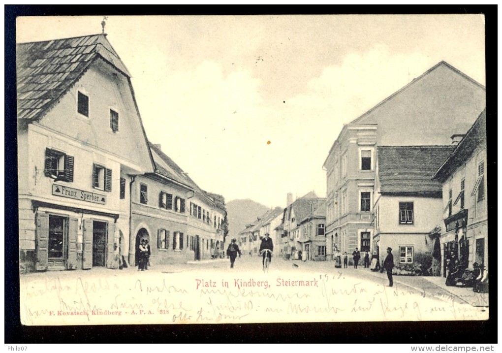 Platz In Kindberg, Steiermark / F. Kovatsch / Year 1901 / Postcard Circulated - Kindberg