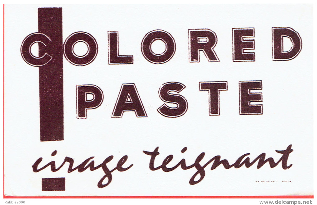 BUVARD COLORED PASTE CIRAGE TEIGNANT - C