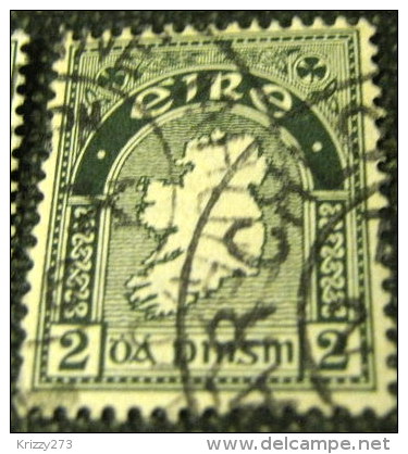 Ireland 1922 Map Of Ireland 2p - Used - Usados