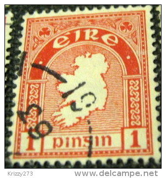 Ireland 1922 Map Of Ireland 1p - Used - Used Stamps