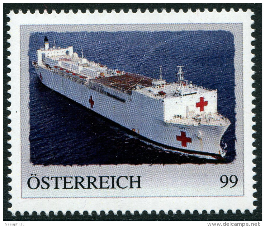 ÖSTERREICH / 8109689 / Rot Kreuz Schiff / Postfrisch / ** - Persoonlijke Postzegels