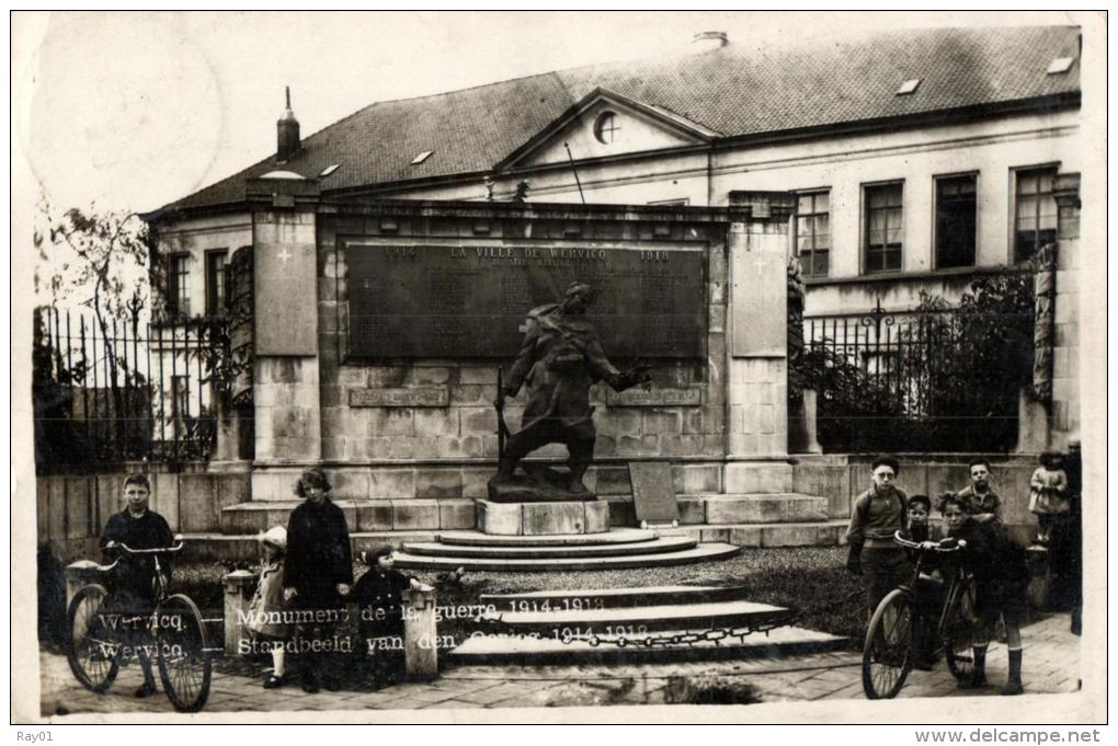 BELGIQUE - FLANDRE OCCIDENTALE - WERVIK - WERVICQ - Monument De La Guerre 1914-1918 - Standbeeld Van Den Oorlog ... - Wervik