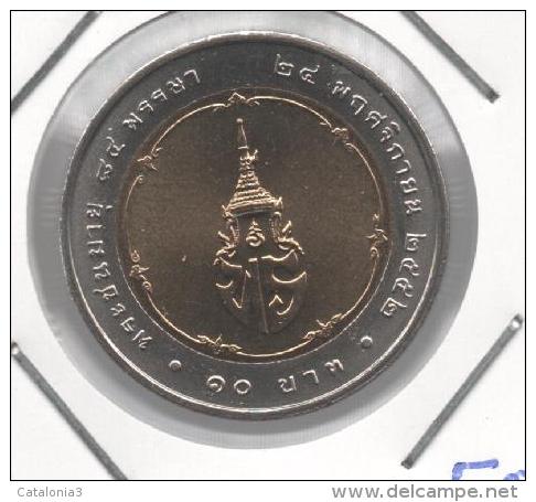 TAILANDIA - 10 BAHT 2010 KM504 - Thailand