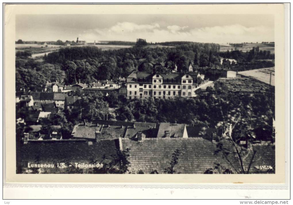 LUNZENAU I. S. - Teilansicht, Panorama - Lunzenau