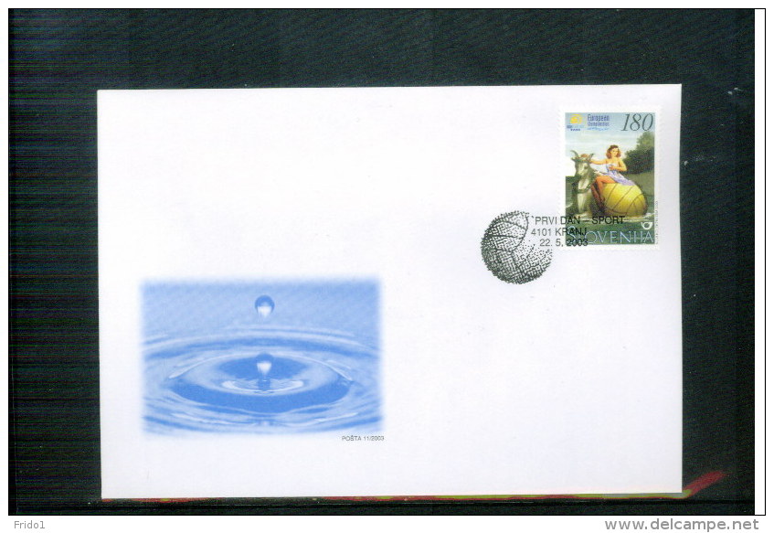 Slowenien / Slovenia 2003 Europa Water Polo Championship FDC - Water-Polo