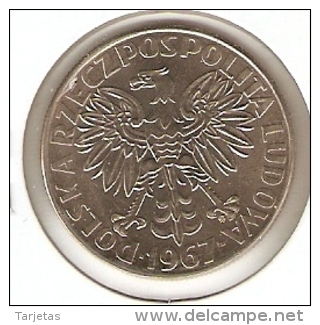 MONEDA DE POLONIA DE 10 ZLOTYCH DEL AÑO 1967  (COIN) MARIE CURIE - Poland