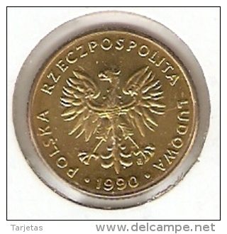 MONEDA DE POLONIA DE 10 ZLOTYCH DEL AÑO 1990  (COIN) - Pologne