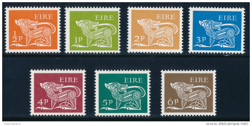 IRELAND/Irland/Eire 1968 Definitive Short Set Of 7v** - Ungebraucht