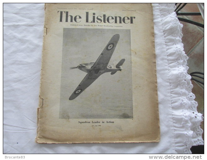 THE LISTENER DU 5 JUIN 1941 PUBLIER TOUS LES JEUDI PAR LA RADIODIFFUSION - English