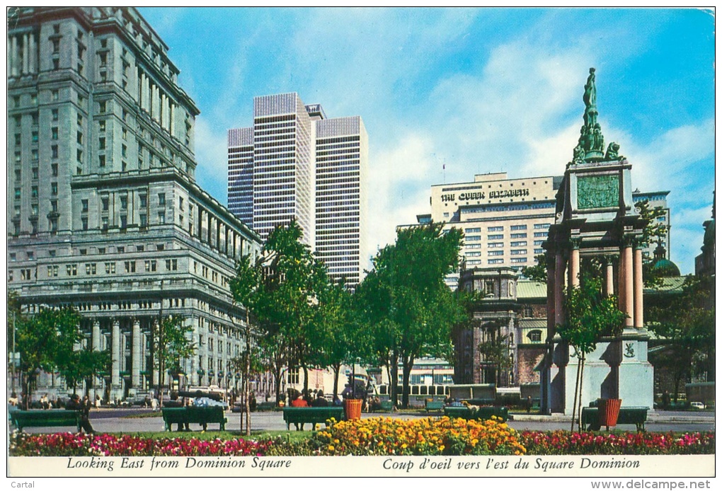 CPM - MONTREAL - Looking East From Dominion Square - Montreal