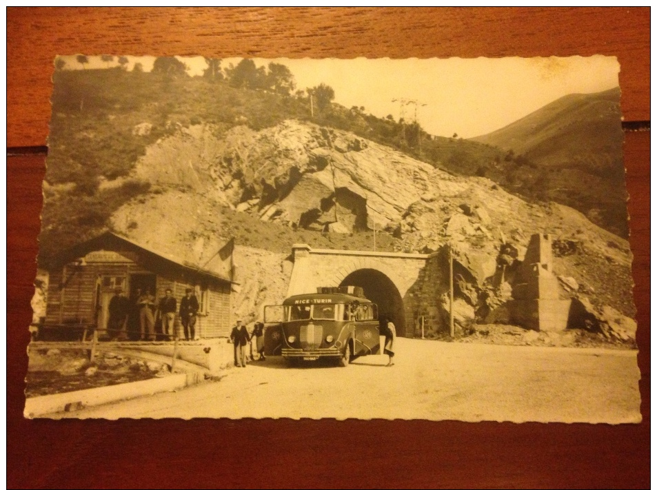 La Nouvelle Frontière Italienne Au Sommet Du Col De Tende Cpsm - Other & Unclassified