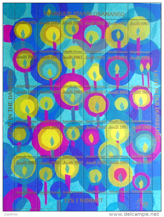 GREENLAND CHRISTMAS FULL SHEET FROM YEAR 1983 - Neufs