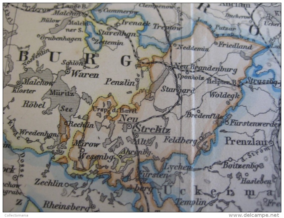 1877 JUSTUS PERTHES - 20 maps EUROPE ITALY IRELAND GERMANY FRANCE SCHWEIZ - Adolf STIELER Gotha approx. 48X38cm