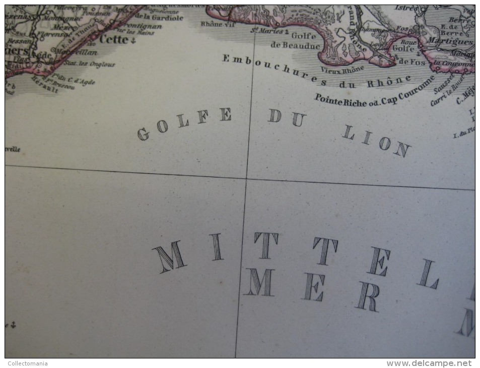 1877 JUSTUS PERTHES - 20 maps EUROPE ITALY IRELAND GERMANY FRANCE SCHWEIZ - Adolf STIELER Gotha approx. 48X38cm