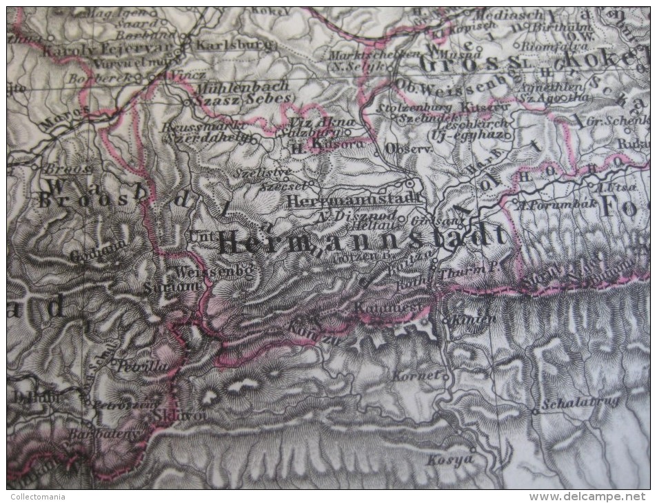 1877 JUSTUS PERTHES - 20 maps EUROPE ITALY IRELAND GERMANY FRANCE SCHWEIZ - Adolf STIELER Gotha approx. 48X38cm