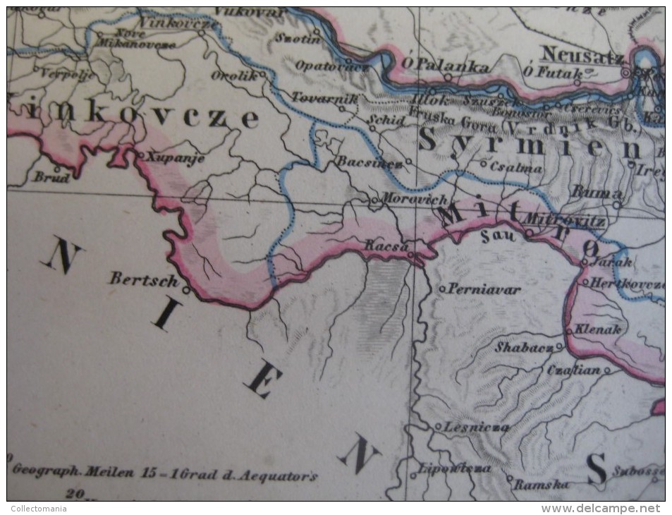 1877 JUSTUS PERTHES - 20 maps EUROPE ITALY IRELAND GERMANY FRANCE SCHWEIZ - Adolf STIELER Gotha approx. 48X38cm