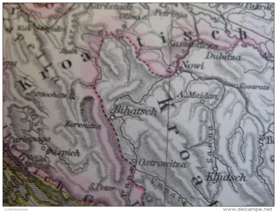 1877 JUSTUS PERTHES - 20 maps EUROPE ITALY IRELAND GERMANY FRANCE SCHWEIZ - Adolf STIELER Gotha approx. 48X38cm